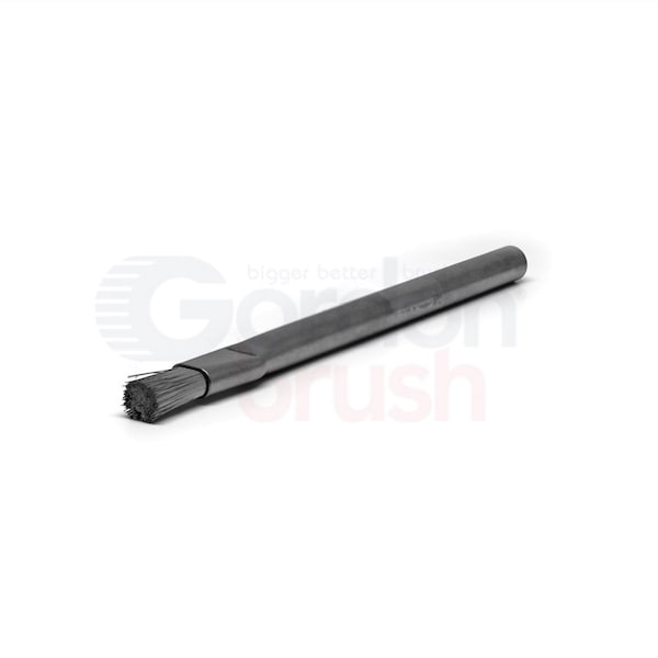 3x11 Row 0.010" Static Dissipative Nylon Bristle Al Handle Hand-Laced